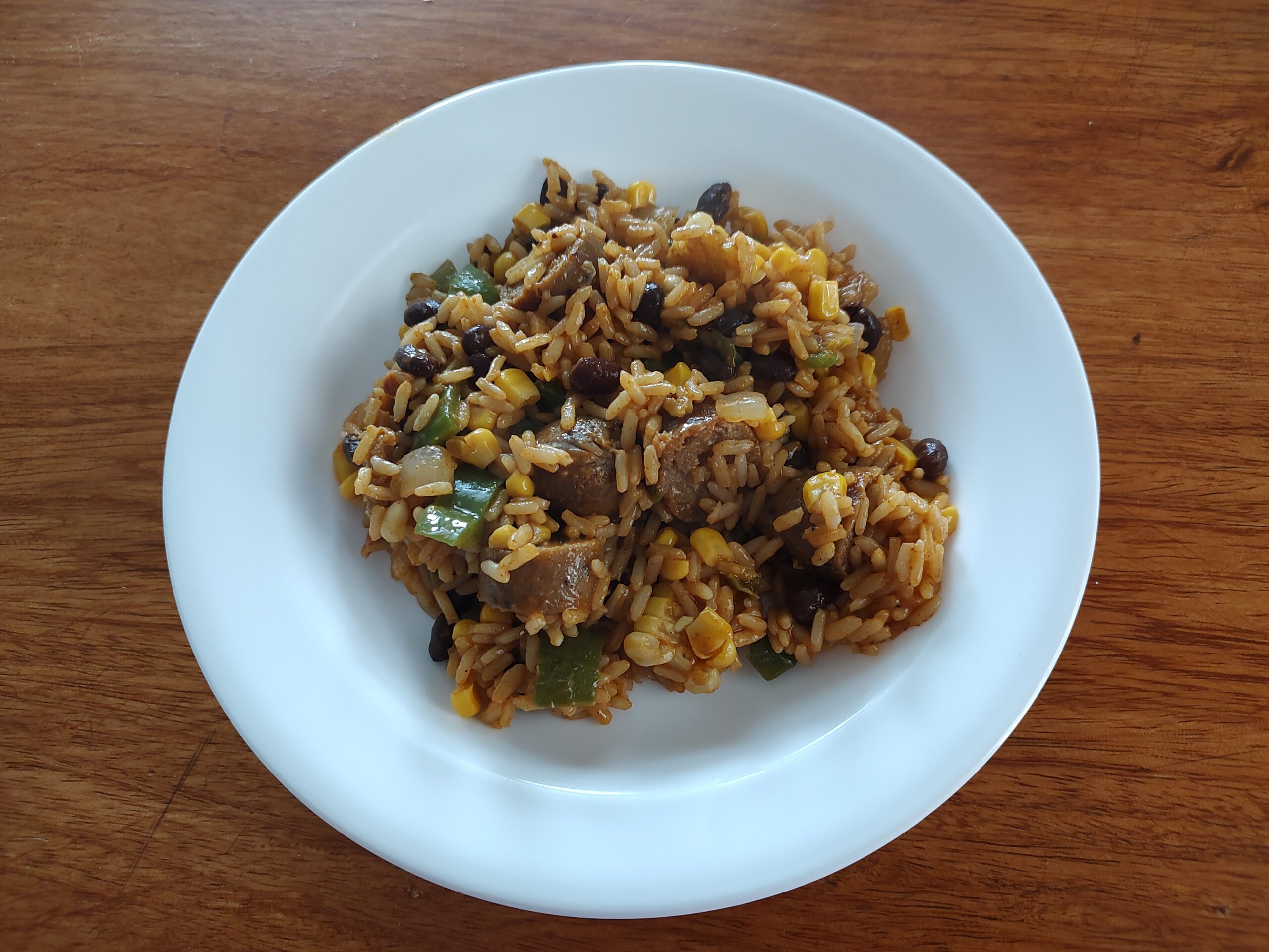 Vegan Sausage Jambalaya Vitality Transformations